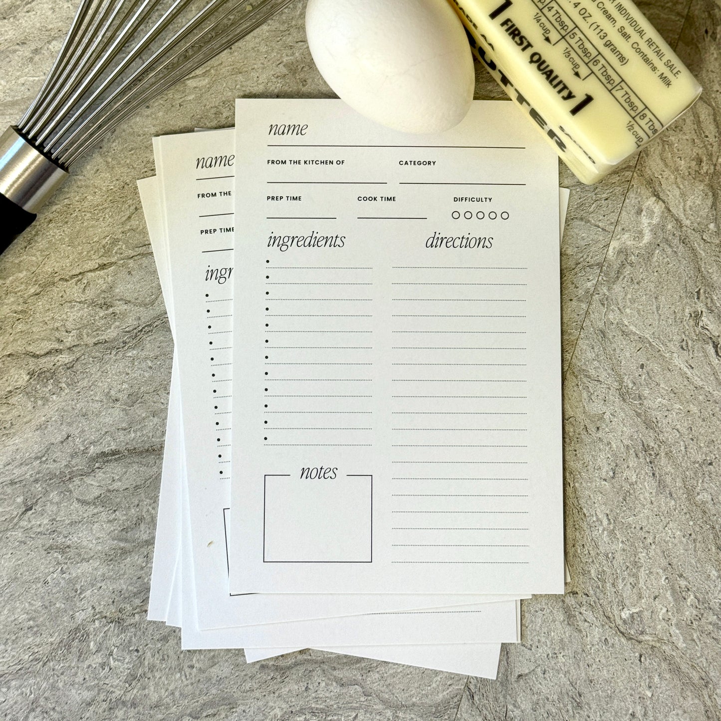 Recipe Cards 20ct